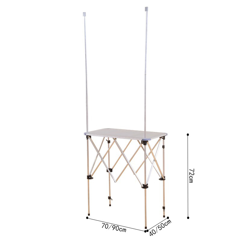 Aluminum alloy promotional display stand mobile folding 8