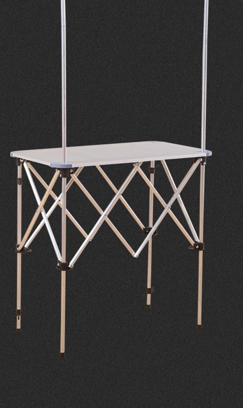 Aluminum alloy promotional display stand mobile folding 8