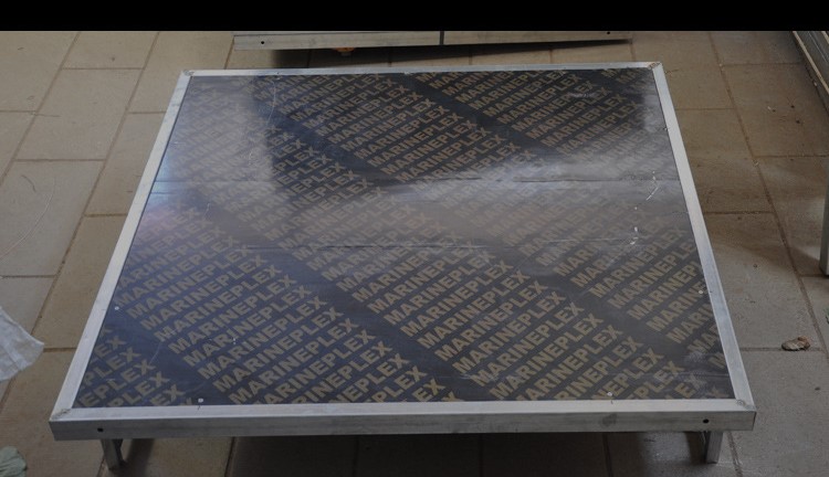 Assembled folding catwalk stage frame for exhibition 36