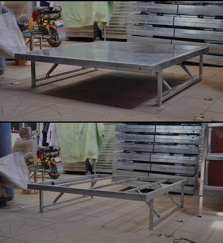 Assembled folding catwalk stage frame for exhibition 36