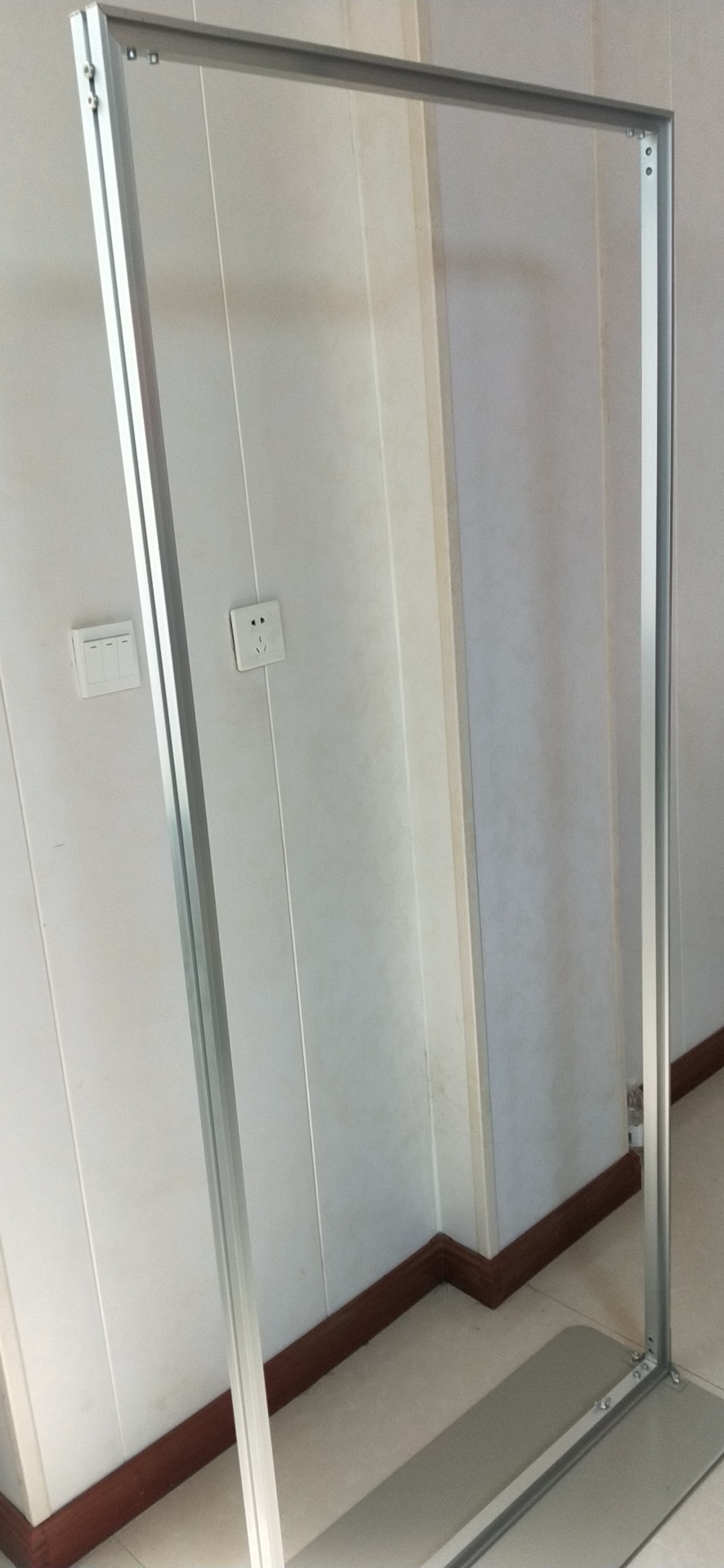 Door type display stand vertical floor kt board 27