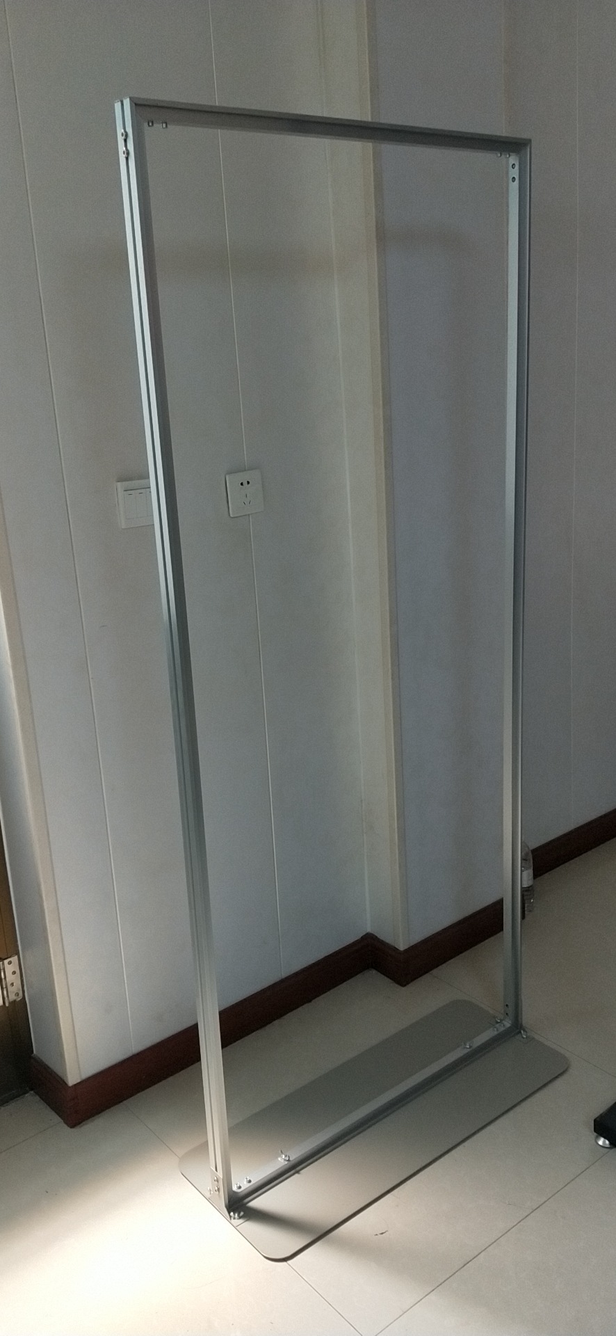 Door type display stand vertical floor kt board 27