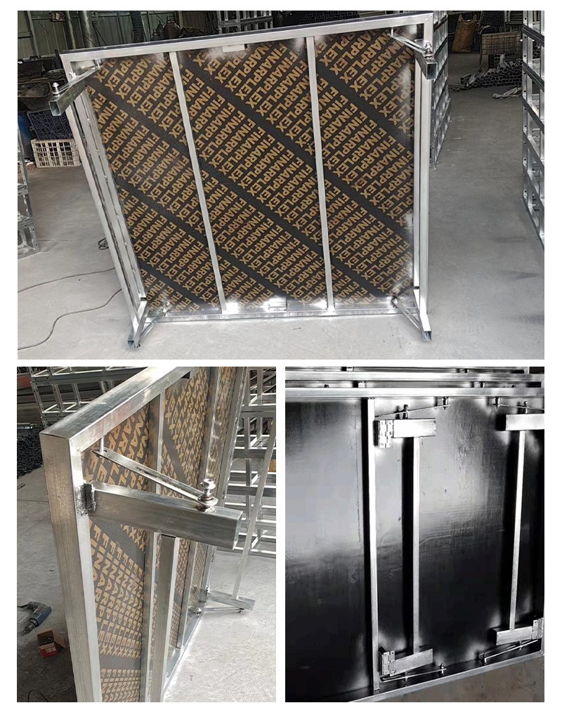 Folding outdoor stage frame reinforced load bearing 38 02