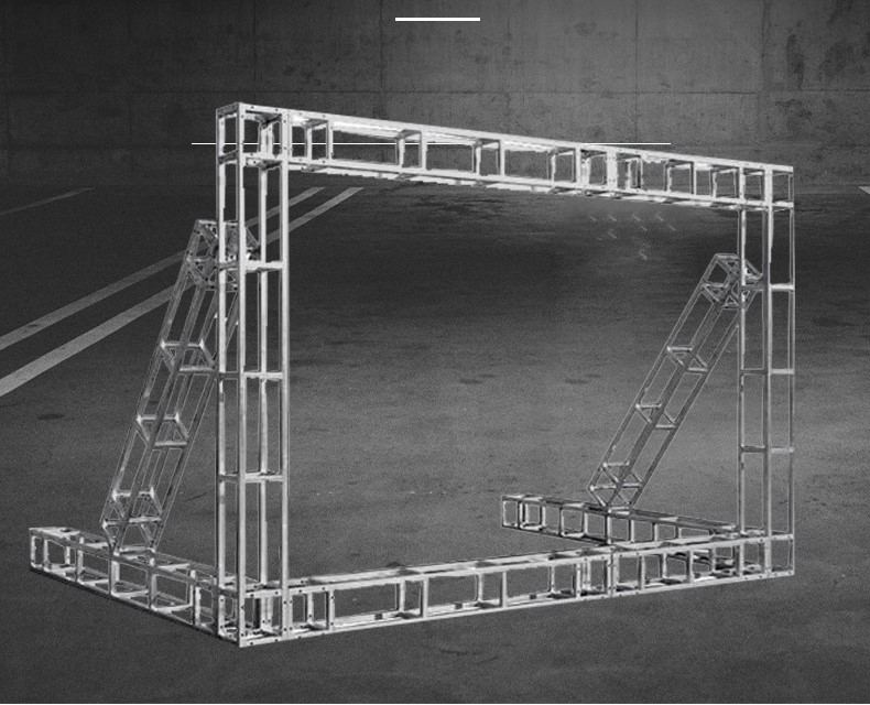 Hot dip galvanized square tube truss stage 39 01