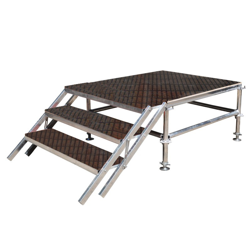 Quick-install foldable movable stage truss 37