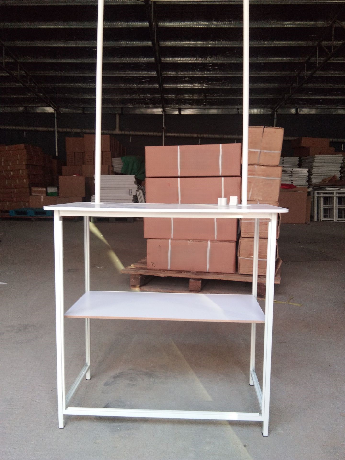 Shopping mall promotion folding display stand 3